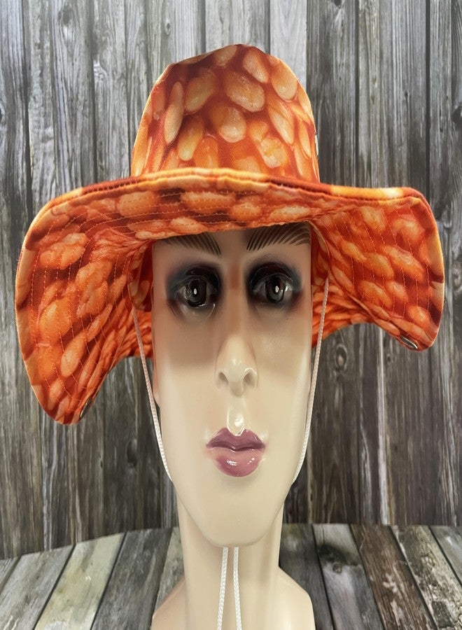 feelacle Baked Beans Funny Sun Hat for Men Women Wide Brim Bucket Hat Boonie Hat Fishing Hiking Summer Beach Caps - Image 5